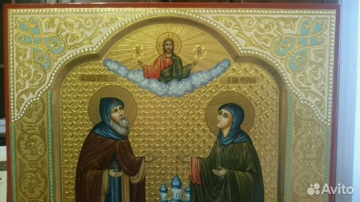 Икона Муромских Святых Петра и Февронии