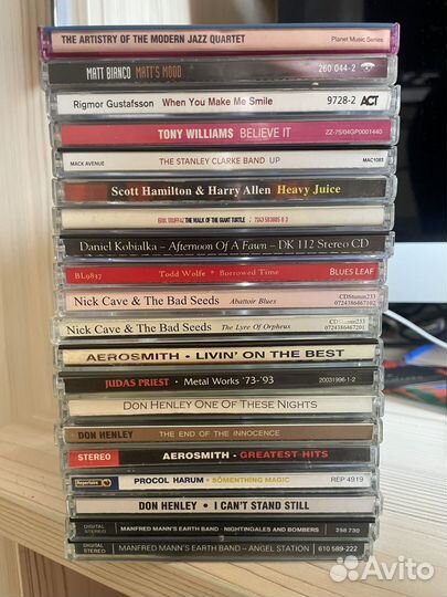 Cd диски аудио джаз, рок, поп, электроника