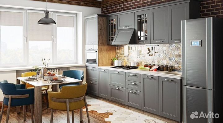 Яркие кухни под заказ по вашим параметрам