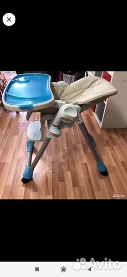 Стульчик для кормления chicco polly