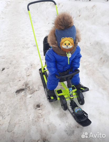 Снегокат 2 в 1