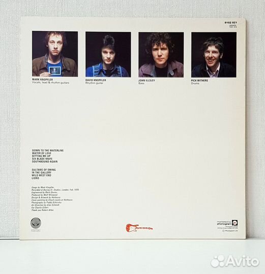 Dire Straits 1978 LP UK 1й пресс Англия