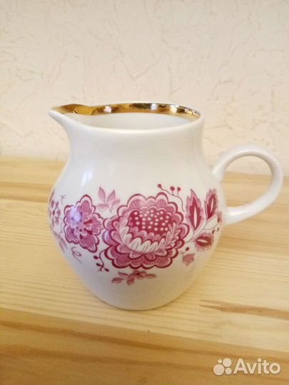 Советский молочник, соусник. Дулево