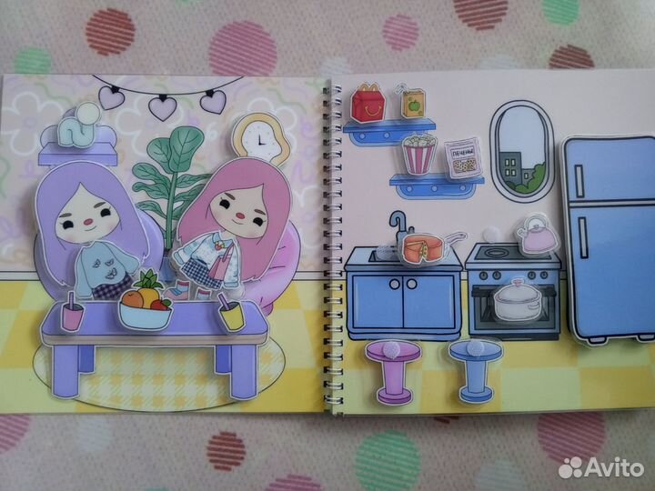 Книга на липучках 