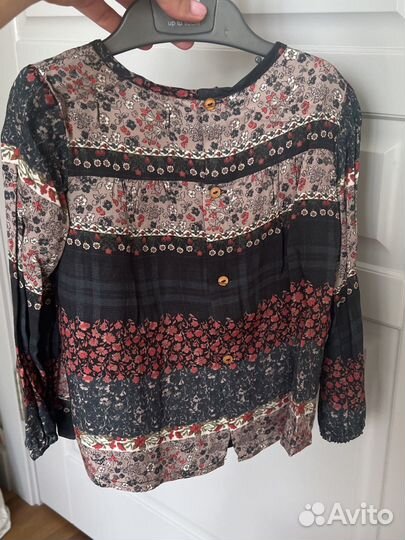 Блузка рубашка zara на девочку