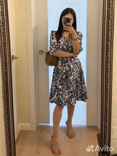 Платье льяное женское