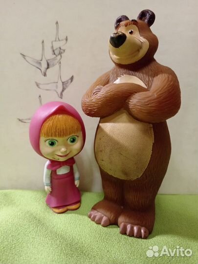 Маша и Медведь, цена за две игрушки