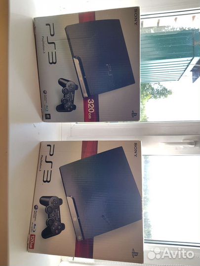 PS3 slim (2 штуки)