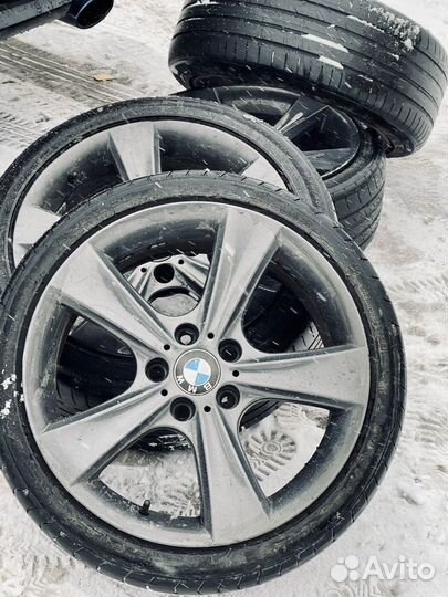 Диски bmw 128 стиль r18 на резине