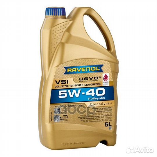 Ravenol VSI SAE 5W-40 Масло моторное синт. 5L R