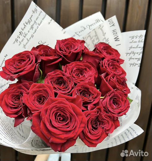 Букет роз 15 шт бонусная система для авито