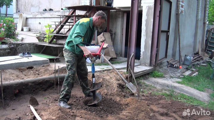 Прокат мотобура (бензобура) 3 л.с