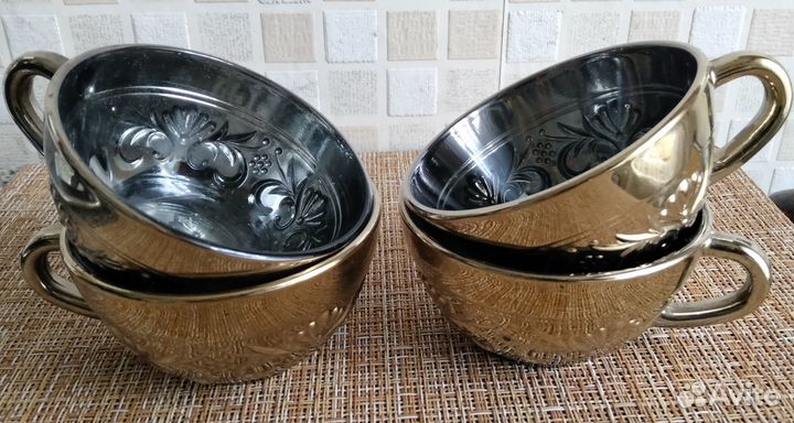 Кофейные чашки Уршельский стекольный завод СССР