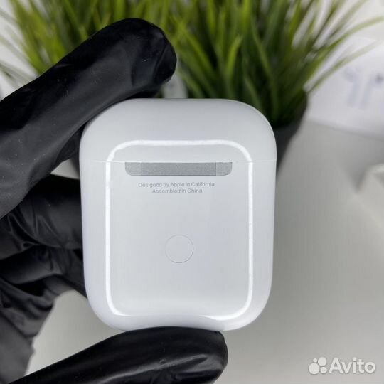 AirPods 2 premium (новые + чехол)