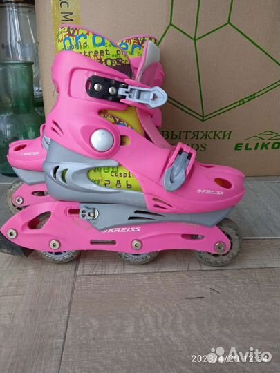 Роликовые коньки детские раздвижные