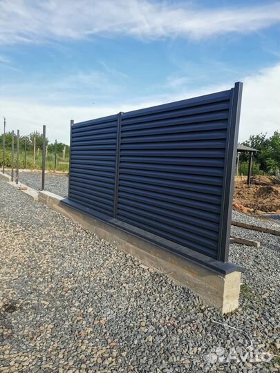 Забор Жалюзи / Ранчо Металлический