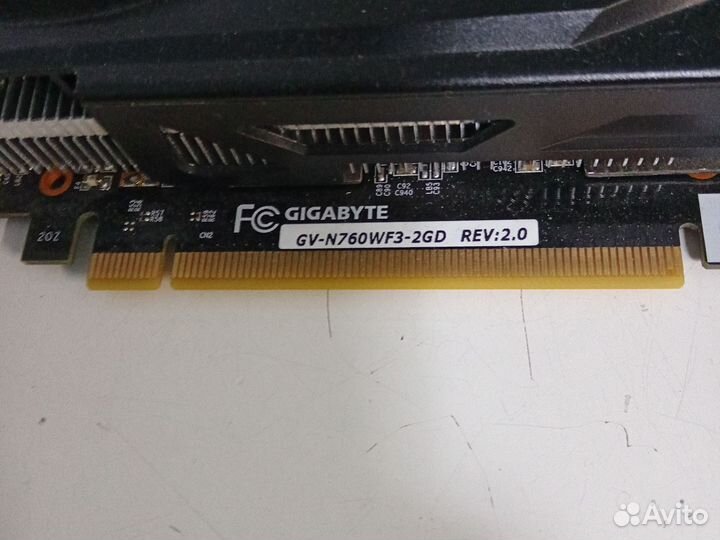 Видеокарта gtx760 2gb