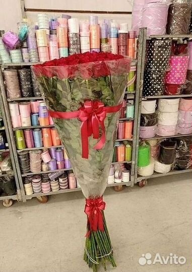 Высокие розы Букеты с доставкой