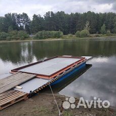 Тримаран-плот-платформа