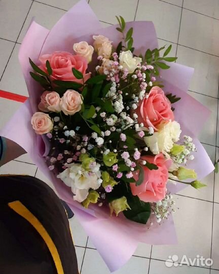 Цветы розы букет