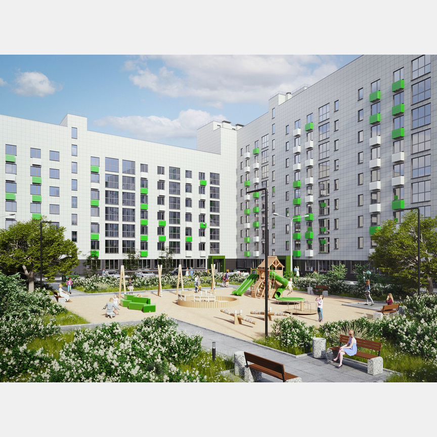 3-к. квартира, 79,6 м², 9/9 эт.