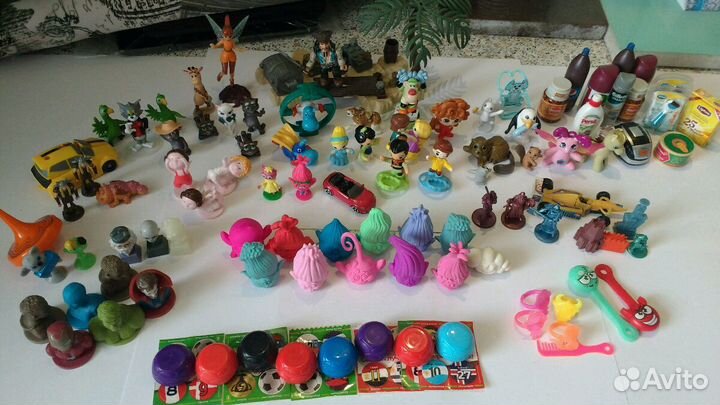 Покемончики из киндер сюрприза, Мстители, Тролли и