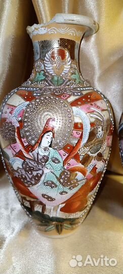 Парные коллекционные вазы XIXв.(1868-1912гг)