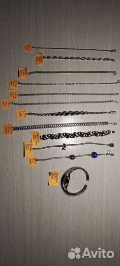 Браслеты из серебра 925 пробы
