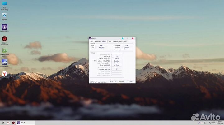 Материнская плата с процессором и памятью