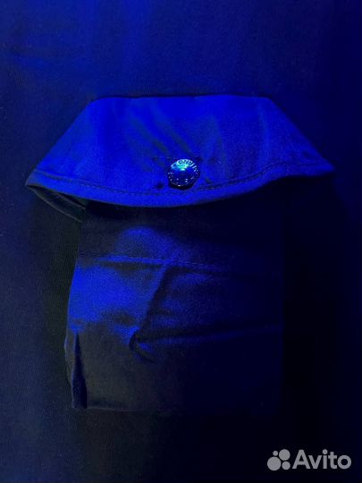 Свитшот Stone Island с карманом черный