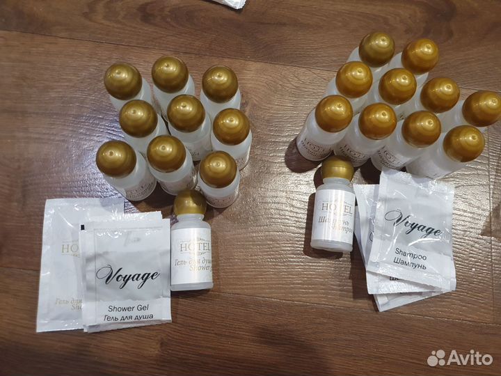 Одноразовые шампуни, мыло, гели. Для отелей