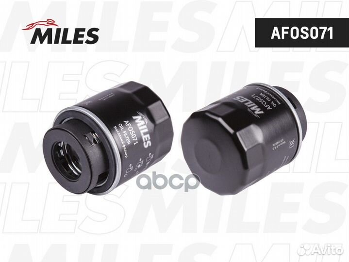 Фильтр масляный vag 1.2 1.4 tfsi 06- Miles afos