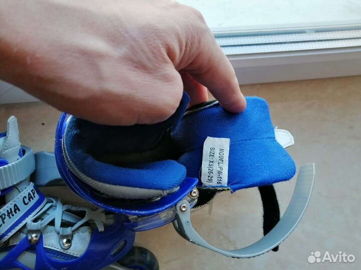 Роликовые коньки детские раздвижные