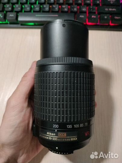 Продам Nikon DX 55-200 Под ремонт