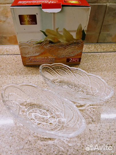 Набор салатников стекло