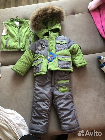 Детский зимний костюм на мальчика новый