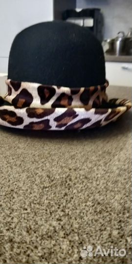 Шляпа фетровая женская черная