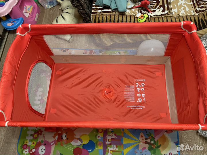 Детская кроватка манеж складная