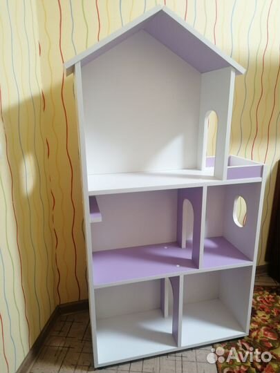 Большой кукольный домик деревянный