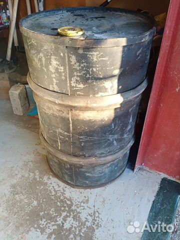 Бочка металлическая бу 200л