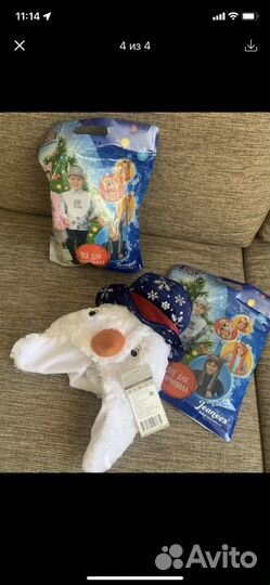 Снеговик шапка