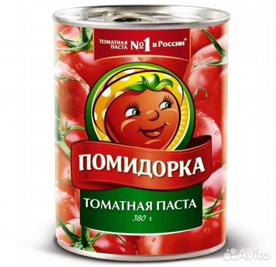 Консервация Томатная паста Помидорка 380г