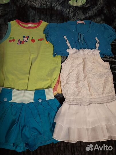 Пакет одежды на девочку р 128