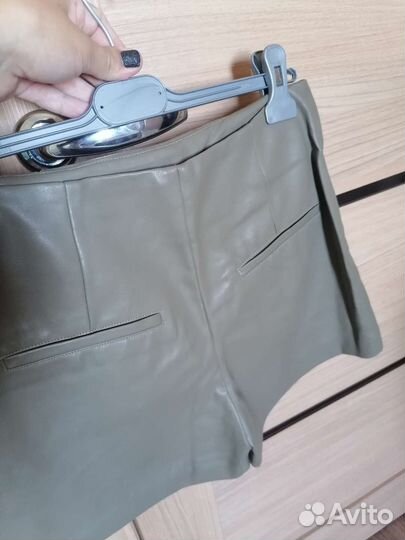 Шорты искусственная кожа