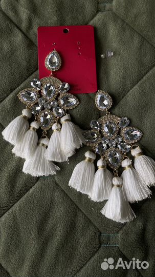 Серьги длинные