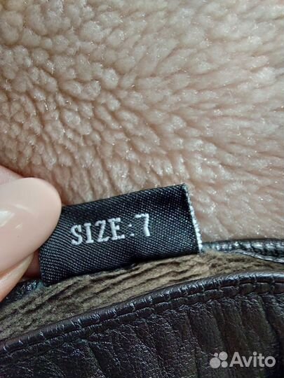 Перчатки натуральная кожа