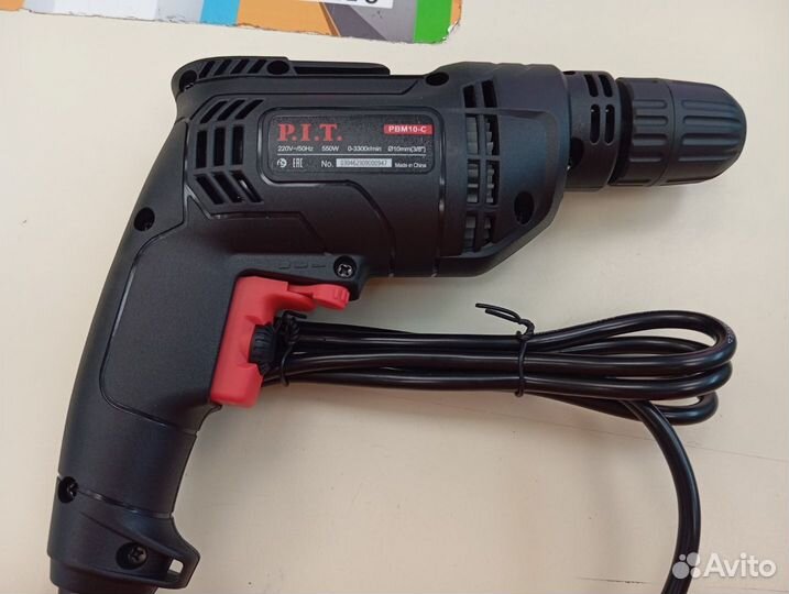 Дрель-Шуруповерт P.I.T рвм10-С