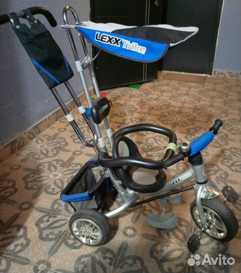 Велосипед- коляска 3-х кол. с крышей и род. ручкой