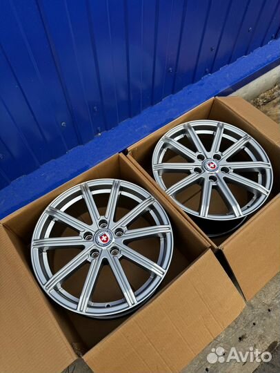 Диски R 16 5*114.3 ет 39 HRE Серебро