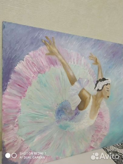 Картина маслом Балерина